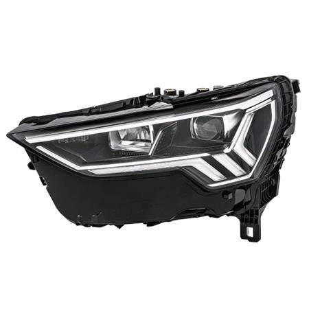 Left Headlamp (LED, With Dynamic Bending Light, Supplied Without LED Control Modules, Original Equipment) for Audi Q3 2018 Onwards