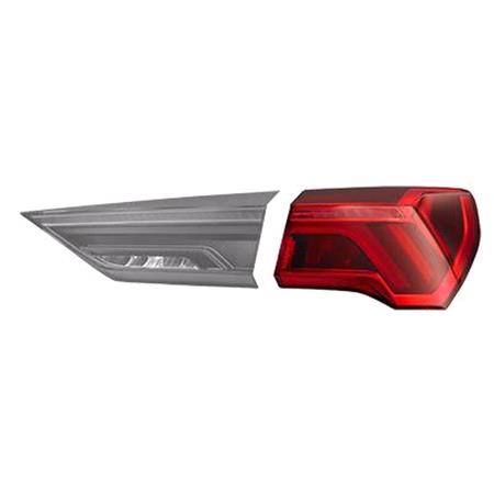 Right Rear Lamp (Outer, On Quarter Panel, LED, Original Equipment) for Audi Q3 2018 to 2025