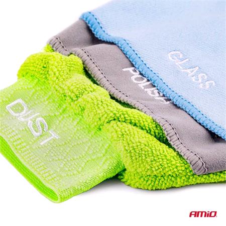 3in1 Glass Polish and Dust Microfiber Cleaning Glove