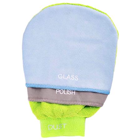 3in1 Glass Polish and Dust Microfiber Cleaning Glove