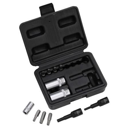Draper 02907 Air Conditioning and ECU Tool Kit, 1/4" Sq. Dr. (12 Piece)