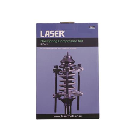 LASER 0290 Coil Spring Compressor   Heavy Duty   3 Piece