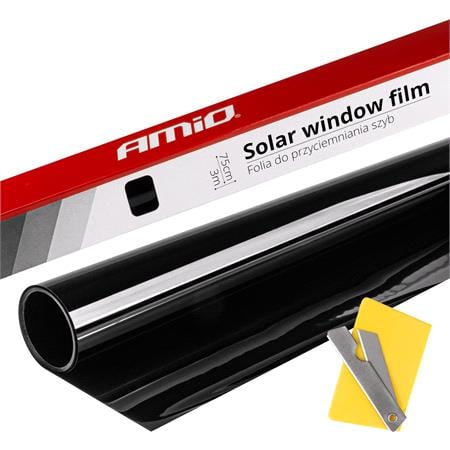 Window Tint Film   ULTRA DARK BLACK 0.75x3m (1%)