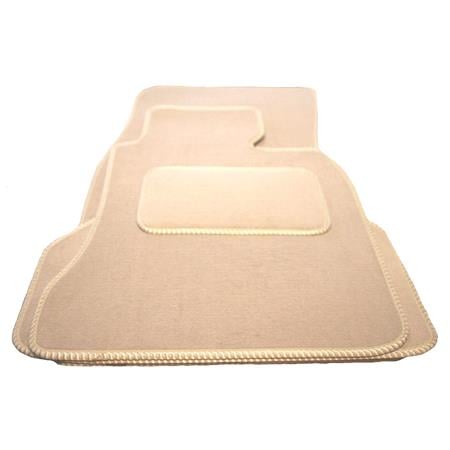 Tailored Car Floor Mats in Beige for Nissan Qashqai  2007 2014   7 Seater
