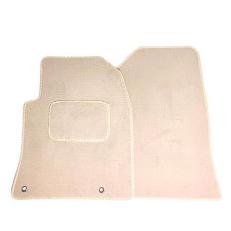 Luxury Tailored Walkthrough Mat in Beige for Peugeot Boxer Van 2006 Onwards   1 Piece   No Clips