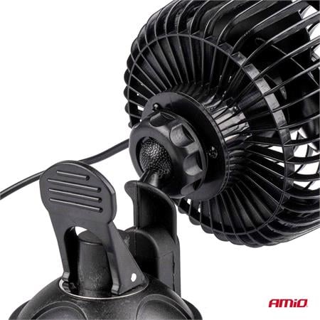 12V Car Fan with Suction Cup   6 Inch