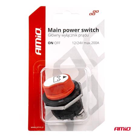 Main power switch 12/32V max 200A peak 1000A