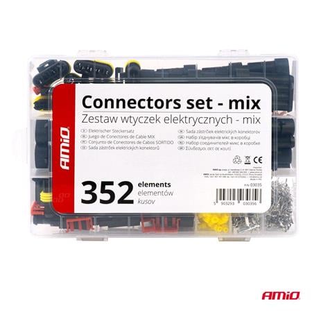 352 Piece Mixed Hermetric Electrical Connector Set