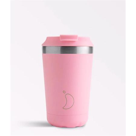 Chillys 340ml Pastel Pink Coffee Cup