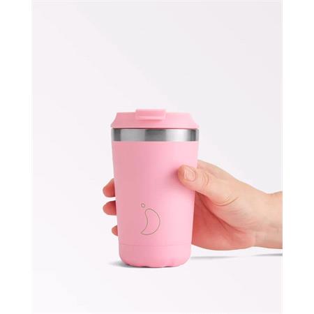 Chillys 340ml Pastel Pink Coffee Cup