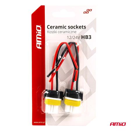 Ceramic Bulb Sockets HB3/9005   Pair