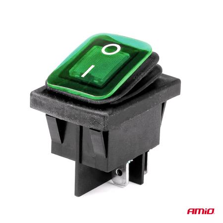 Rectangle Universal Switch with Green Light