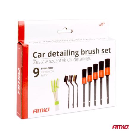 Car Detailing Brush Set   8 Pieces