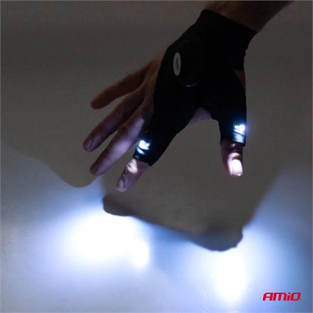 LED Mechanics Gloves 