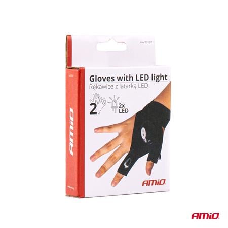 LED Mechanics Gloves 
