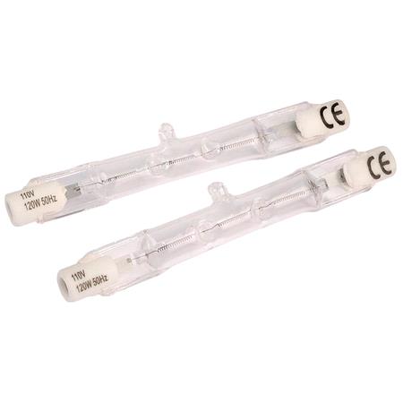PAIR OF SPARE BuLBS 110V 120W