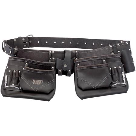 Draper Expert 03138 Oil Tanned leather Double Pouch Tool Belt