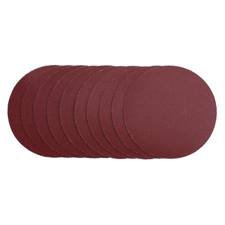 Draper 03156 Sanding Discs, 125mm, Hook & Loop, 240G (Pack of 10)