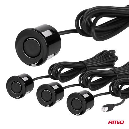 3D Display Parking Assistant System with 4 Sensors   BLACK