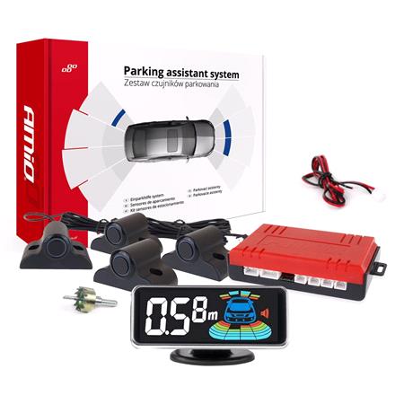 Truck 3D Display Parking assistant system   4 Sensors BLACK