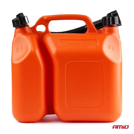 Two Chamber 6L+2.5L Plastic Jerry Can