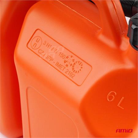 Two Chamber 6L+2.5L Plastic Jerry Can