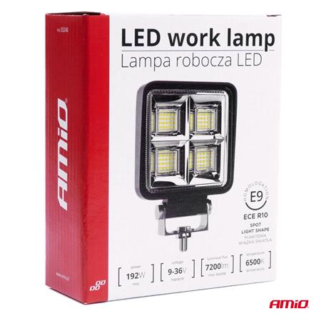 AMIO 192W 9 36V LED Spot Work Light