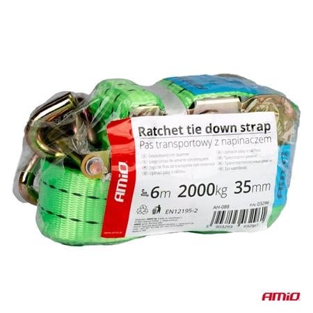 Ratchet Tie Down Strap 2000kg 35mm   6m