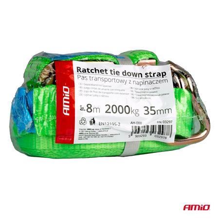 Ratchet Tie Down Strap 2000kg 35mm   8m