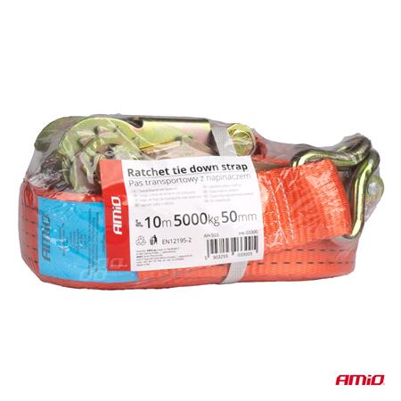 Ratchet Tie Down Strap 5000kg 50mm   10m