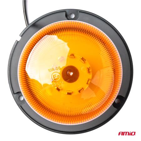 12/24V 60 LED Lamp Orange Magnetic Warning Beacon   IP66