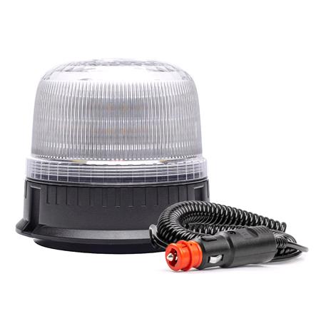 12/24V 24 LED Lamp Clear Magnetic Warning Beacon   IP66