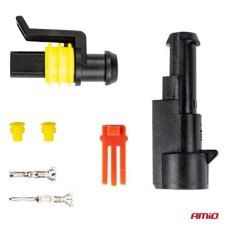 Connector plug and socket set
