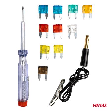 Car Blade Mini Fuses Set with Test Pen