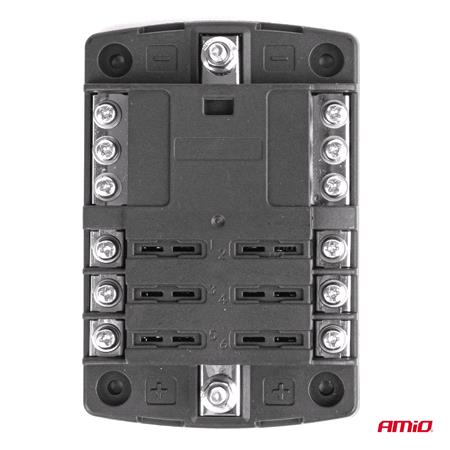Fuse Box Set with Neutral Line and 6 Sockets