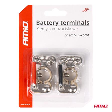 Brass Battery Terminals 600A   Pair