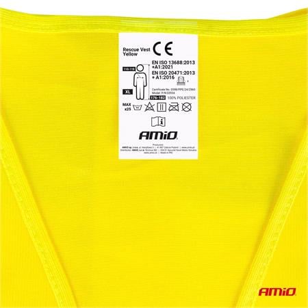 Yellow Hi Vis Vest with Safety Certificate   XL