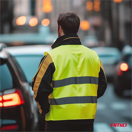 Yellow Hi Vis Vest with Safety Certificate   XL