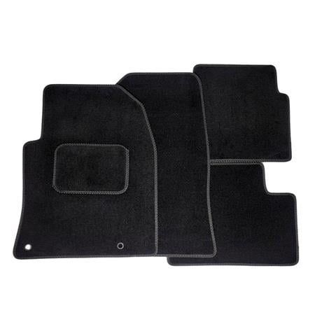 Luxury Tailored Car Mats in Black for Rover 45 Saloon 2000 2005   4 Piece   No Clips