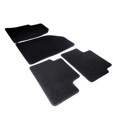 Luxury Tailored Car Mats in Black for Volkswagen ARTEON 2019 Onwards   4 Piece   2 Clips In Driver and Passenger Mats