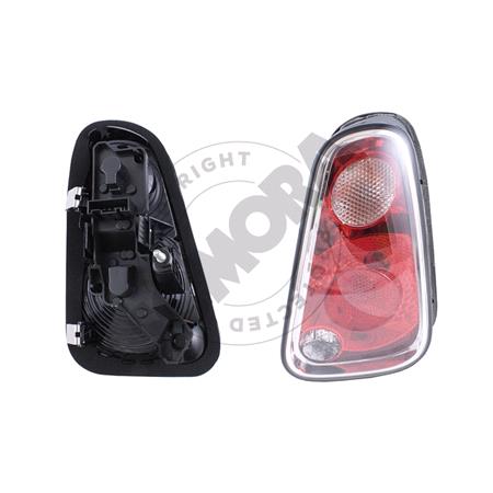 Right Rear Lamp (With Clear Indicator, With Round Reversing Light, Supplied With Bulbholder And Bulbs, Original Equipment) for Mini MINI Convertible 2004 2006