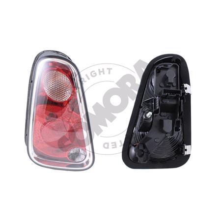 Left Rear Lamp (With Clear Indicator, With Round Reversing Light, Supplied With Bulbholder And Bulbs, Original Equipment) for Mini MINI Convertible 2004 2006