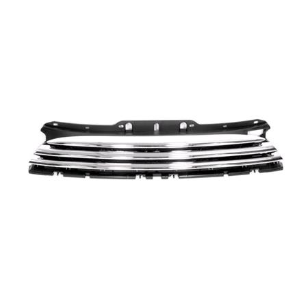 MINI R55/R56/R57 2011 2014 Radiator Grille Matte Black, With Chrome Moulding, Base Models