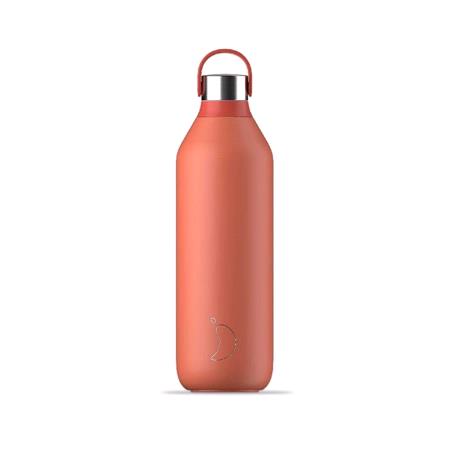 Chilly's Series 2 Water Bottle 1L   Maple Red