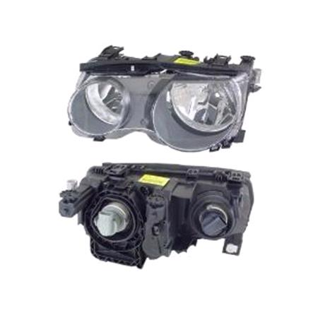 Left Headlamp (Halogen, Takes H7/H7 Bulbs, Original Equipment) for BMW 3 Series Compact  