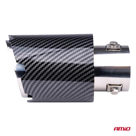 Exhaust Silencer Tip Stainless Steel   Carbon