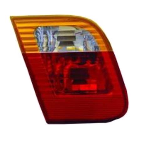 Left Rear Lamp (Red & Amber, Inner, Saloon) for BMW 3 Series 2002 2005
