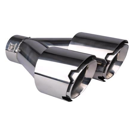 Exhaust Silencer Tip Stainless Steel   Chrome