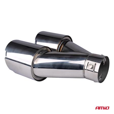 Exhaust Silencer Tip Stainless Steel   Chrome