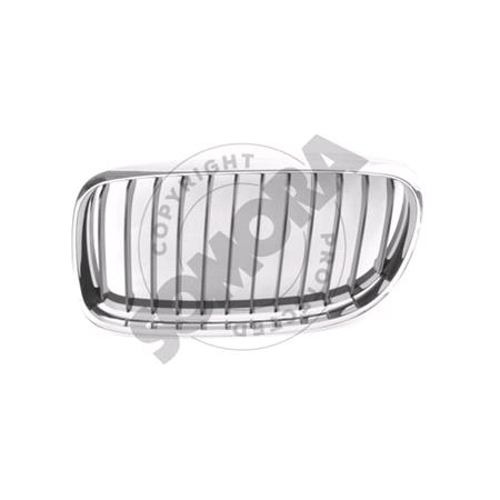 BMW 3 Series E91 2009 2011 LH Grille, Matte Black, With Chrome Moulding, TUV Approved